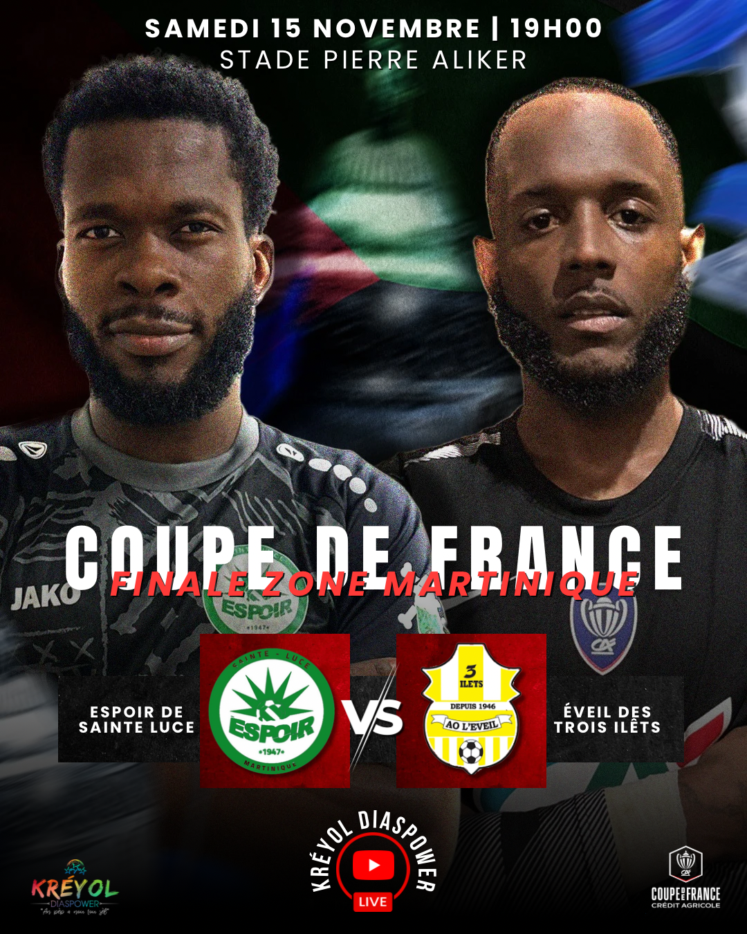 [Coupe de France Mq] Espoir de Sainte Luce vs Eveil des Trois Ilets : Une finale pour entrer dans l&rsquo;histoire